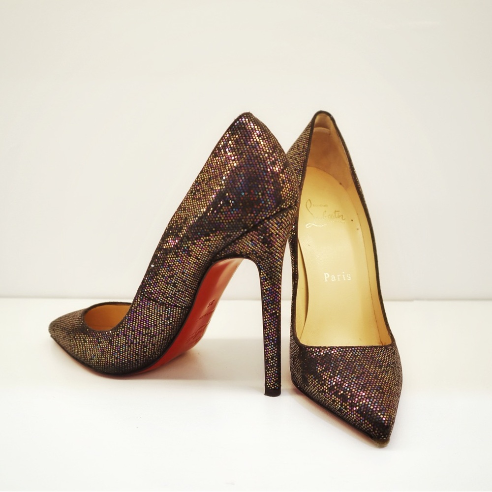Christian Louboutin Glitter Pumps